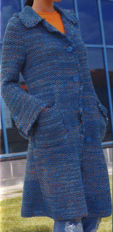 Fonética Reafirmar rizo Cómo hacer un abrigo tejido de punto :: Abrigos tejidos de lana para mujer