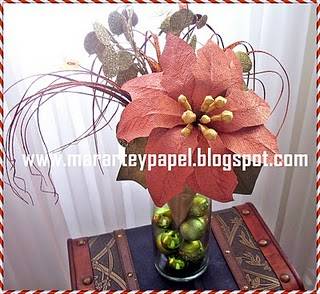 Centro de mesa para Navidad