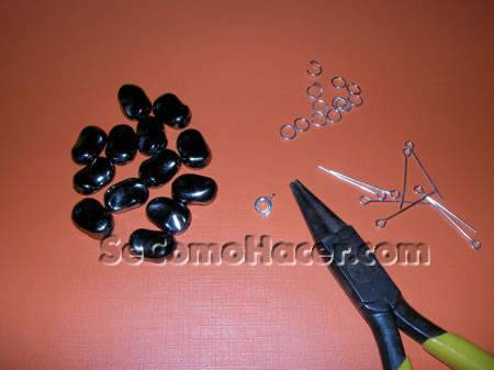 Pulsera con abalorios