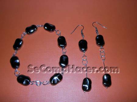 Pulsera con abalorios