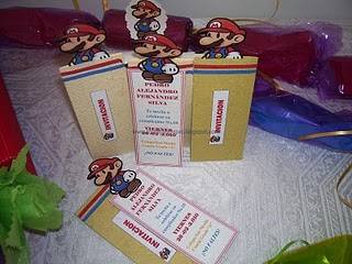 Fiesta de Mario Bros para niños