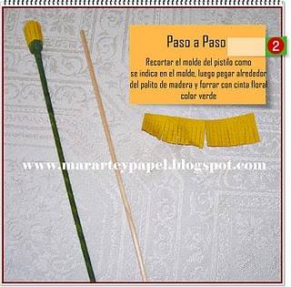 Flores con papel
