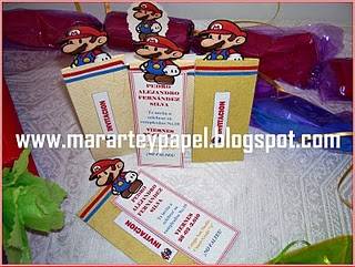 Tarjetas Mario Bros