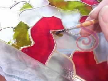 Vidrio pintado