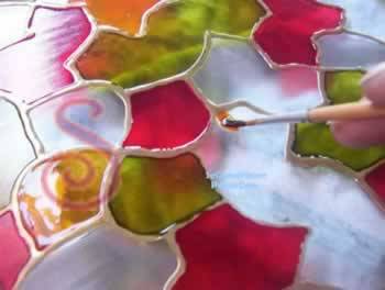 Vidrio pintado
